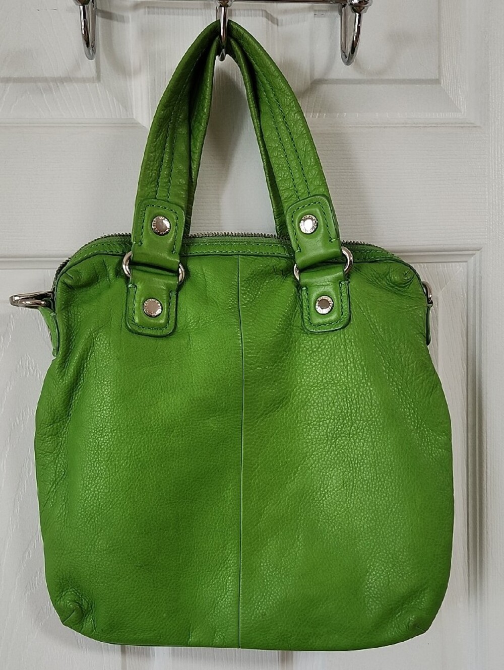 MARC JACOBS Green Women's Leather Tote Handbag - Picture 8 of 9